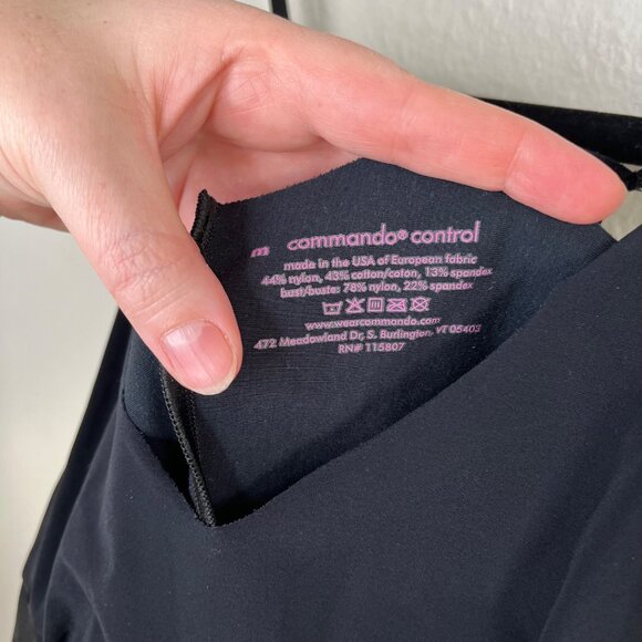 Commando Control Womens Black Slimming Slip Dress Medium - Picture 6 of 8